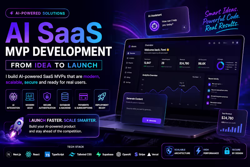 Cover image for AI SaaS MVP Development