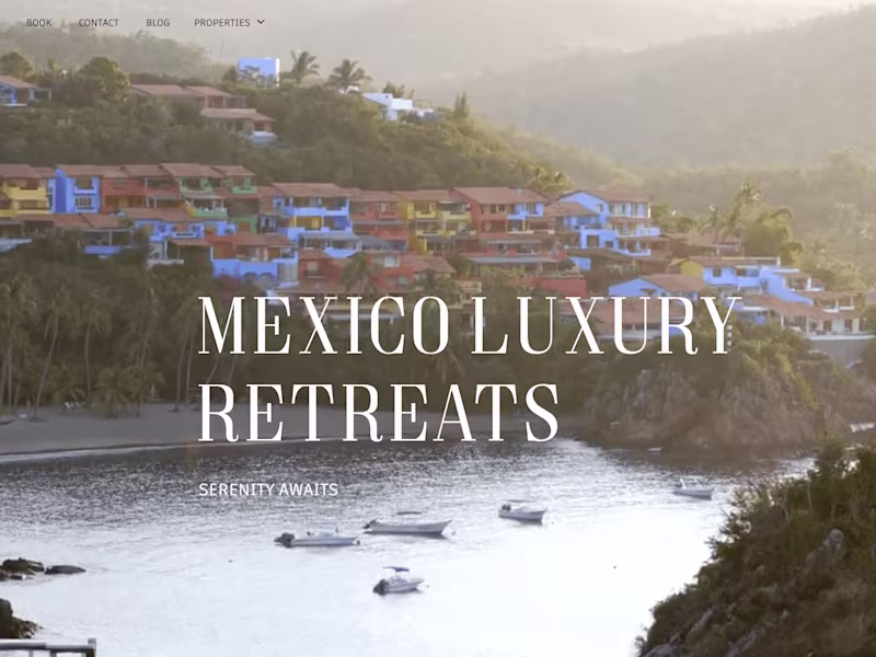 Cover image for Mexico Luxury Resorts