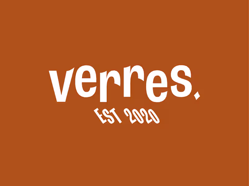 Cover image for verres ✨ brand identity