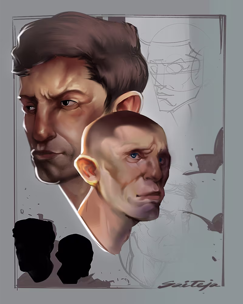 Cover image for Characters explorations