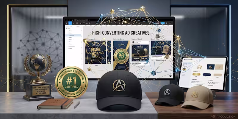 Cover image for High-Converting Brand Identity & Social Ad Creatives