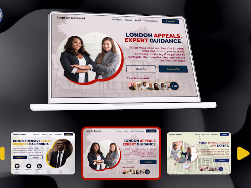 Cover image for Law Websites Hero Section's