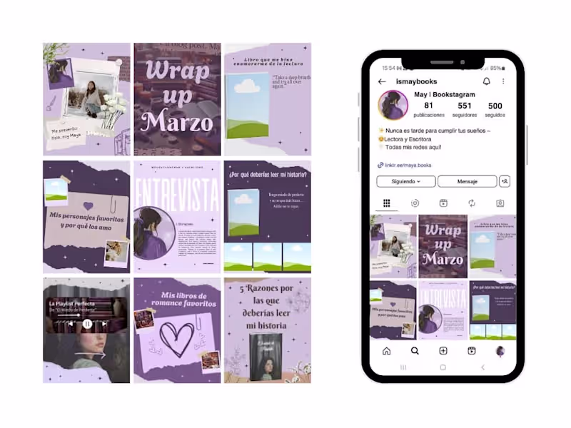 Cover image for Social Media Design & Content Strategy for @ismaybooks
