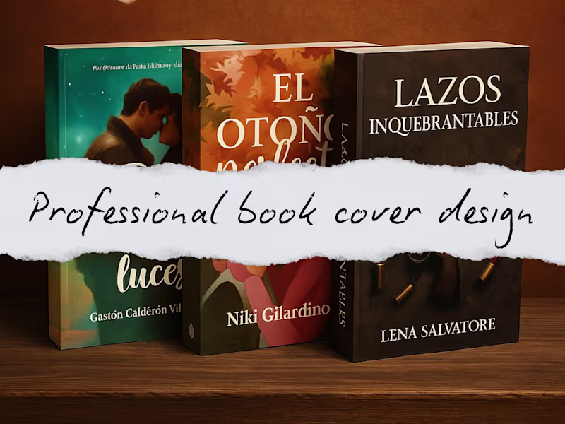 Cover image for Professional book cover design