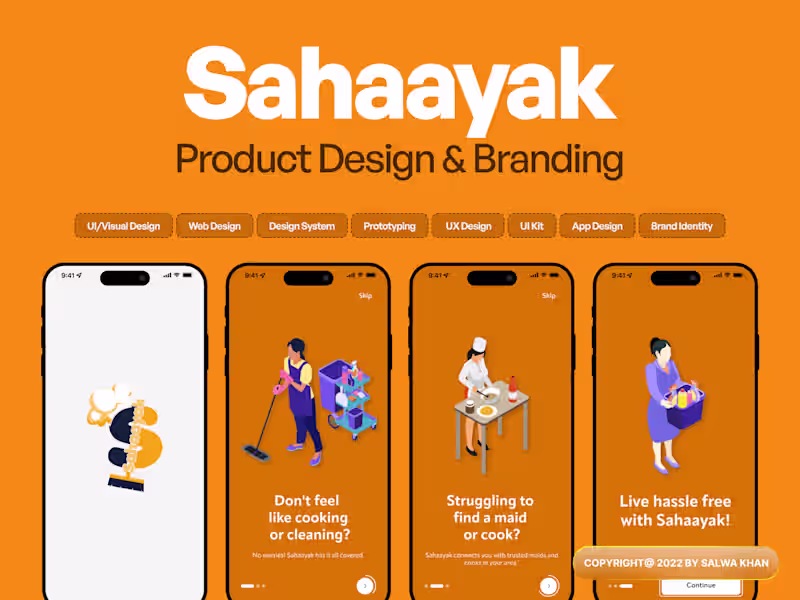 Cover image for Sahaayak - Product Design and Branding