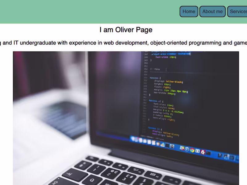 Cover image for Website Design and Development (HTML, CSS and JavaScript)