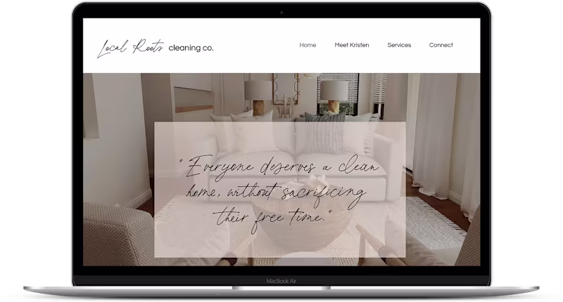 Cover image for Local Roots Cleaning Co. — Asheville Brand & Web Designer | Thri