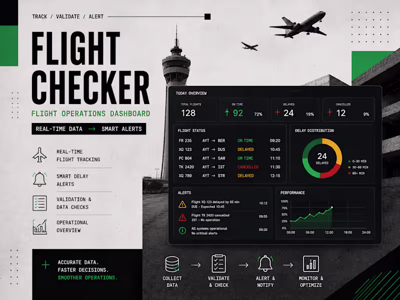 Cover image for FlightChecker: AI-Powered Flight Validation for Tourism