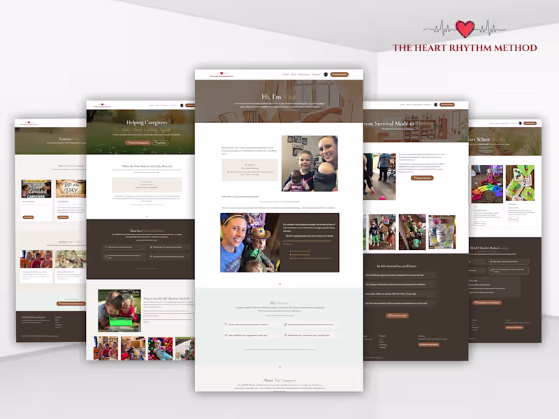 Cover image for The Heart Rhythm Method - Kajabi Platform for Caregivers