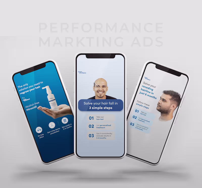 Cover image for Minimal Design for Performance markting Ads