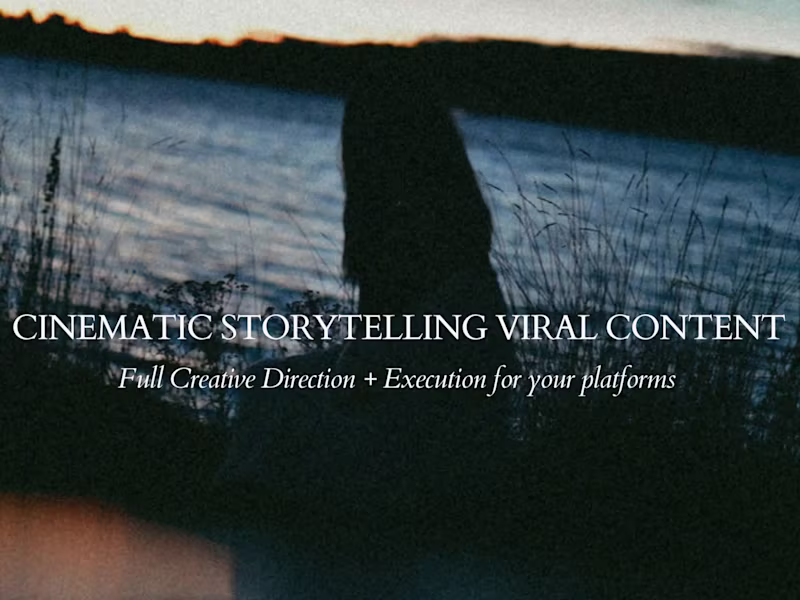 Cover image for Storytelling Cinematic Short Form Content