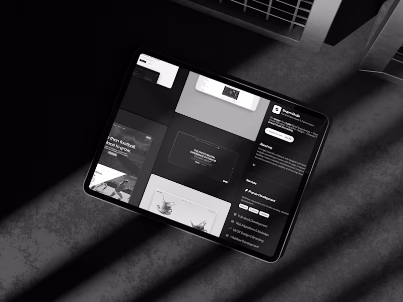 Cover image for Snapra Studio | Custom Framer Websites Built to Convert