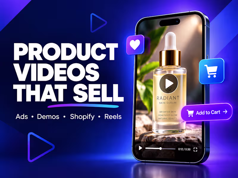 Cover image for Product Videos That Sell: Ads, Demos & Shopify Product Clips (58