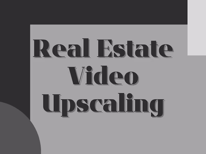 Cover image for Real Estate Video Upscaling for Next-Level Listings