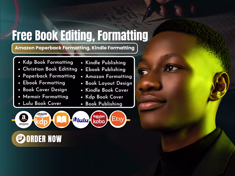 Cover image for Get Your Complete KDP Book Ready in 24Hrs Without Design Skills