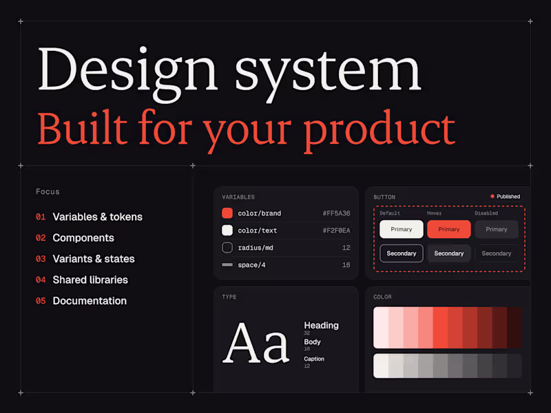 Cover image for Figma Design Systems for New & Existing Products