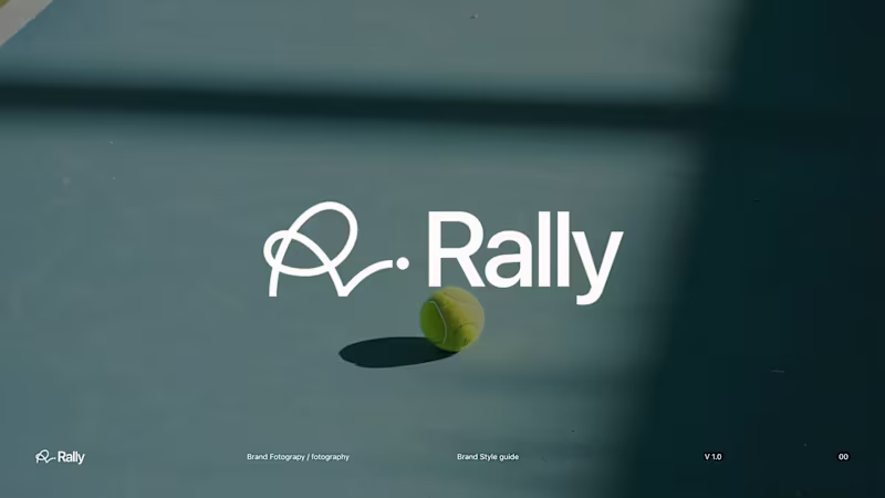 Cover image for Rally - Padel Brand Guideline