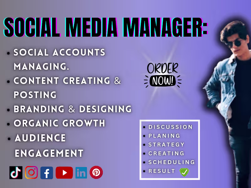 Cover image for YOUR EXPERT SOCIAL MEDIA MANGER