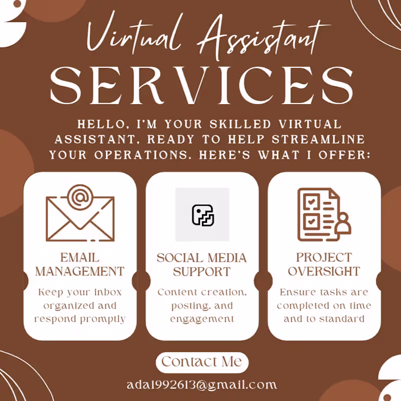 Cover image for Virtual Assistant Service Portfolio |