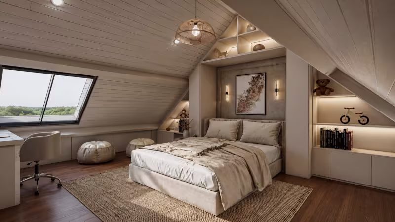Cover image for Bedroom Interior Design | Photo Realistic Renders | 3d Modelling