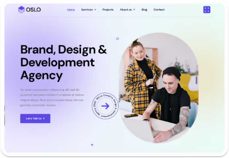 Cover image for Brand design and development agency
