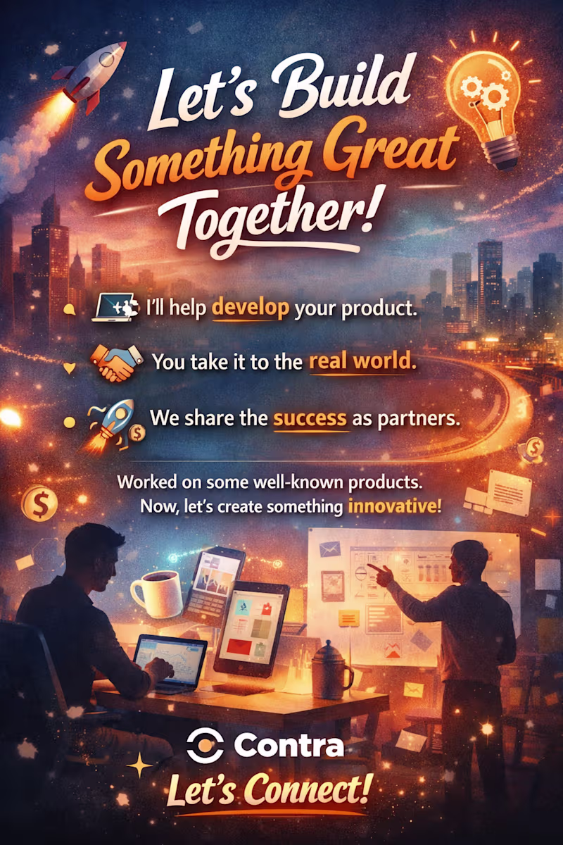 Cover image for Let’s Build Something Great Together!
I