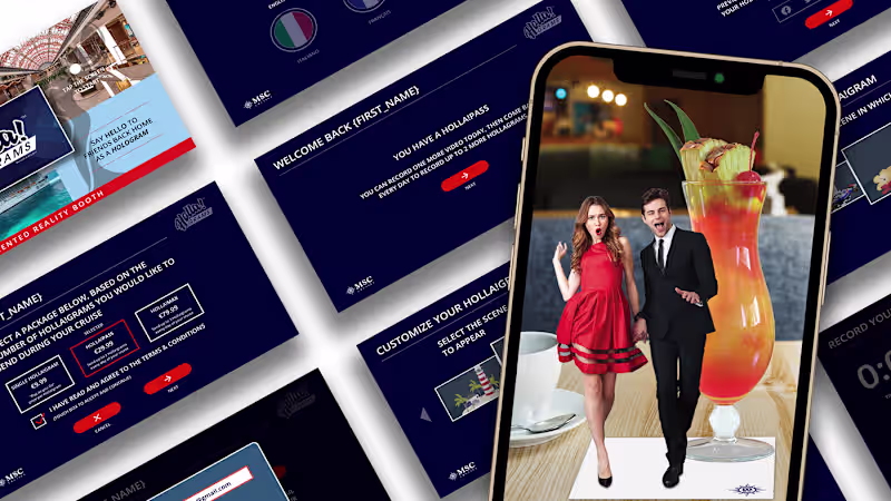 Cover image for MSC Holla!Grams Product UX on Behance