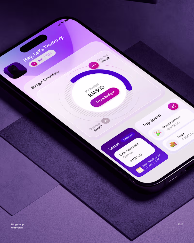 Cover image for Designed a budgeting app that keeps your spending in check… ...