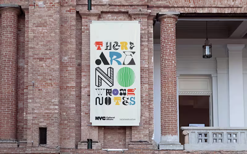 Cover image for There Are No Wrong Notes: Harlem Week Campaign