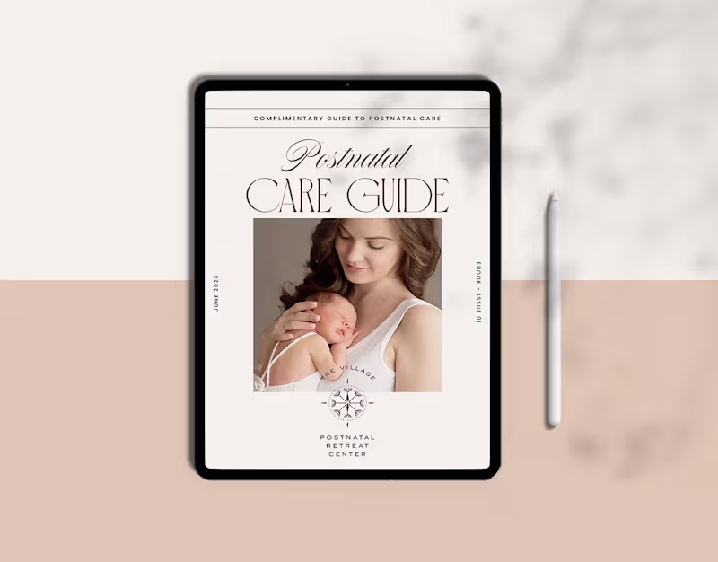 Cover image for Postnatal Care Guide Ebook