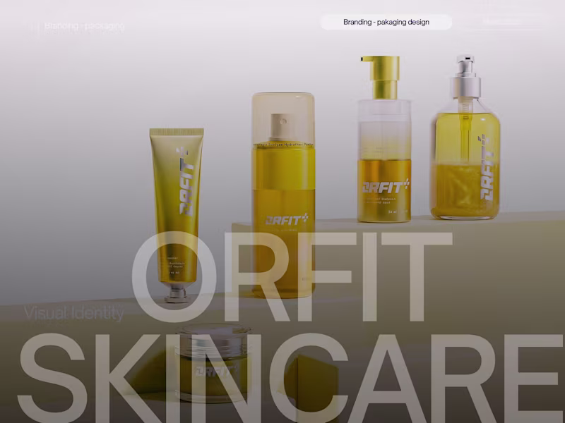 Cover image for VISUAL IDENTITY - ORFIT SKINCARE
