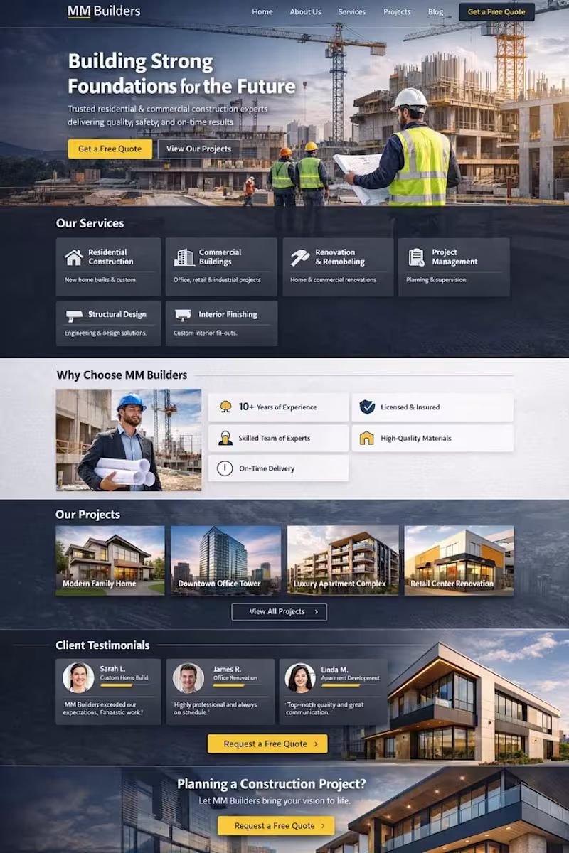 Cover image for Architecture Studio Website Design –