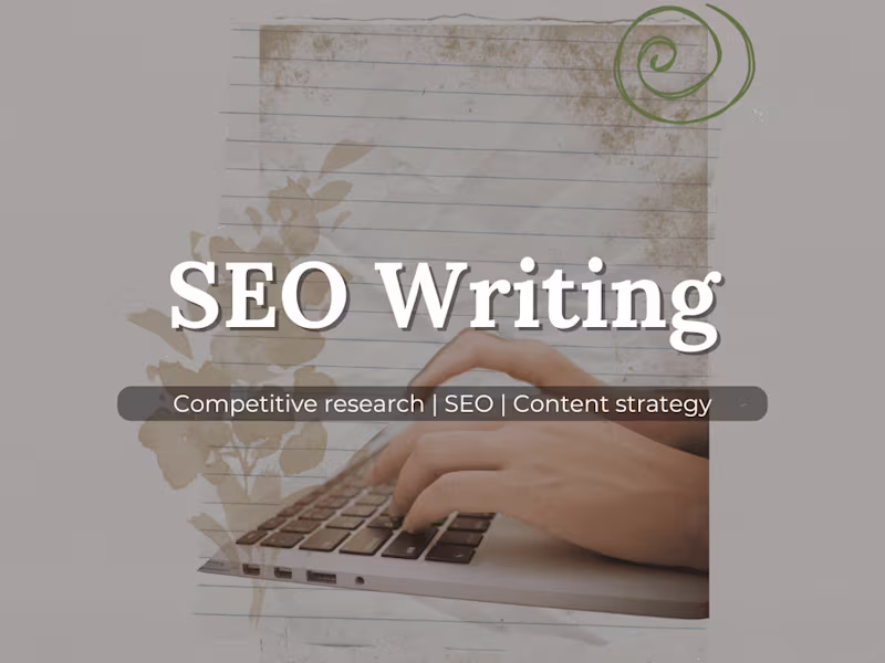Cover image for SEO Writing: Blogs, Web Pages, Social Media