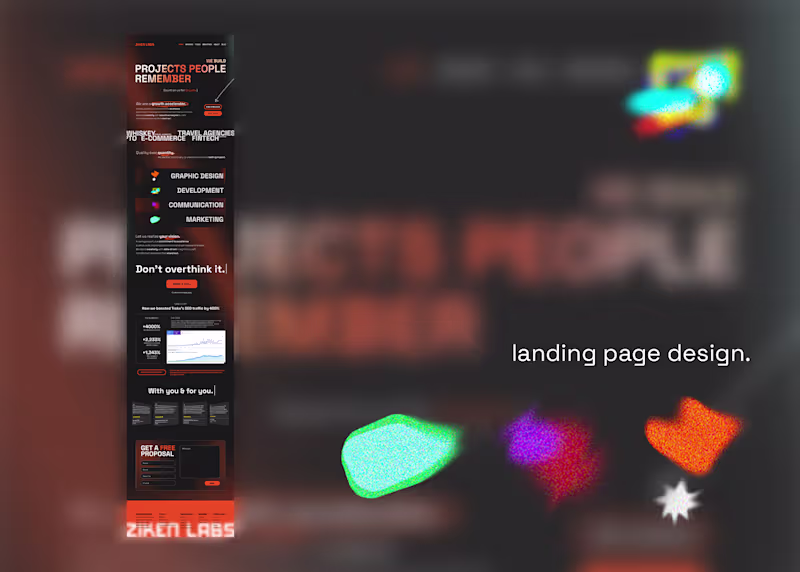 Cover image for Responsive Web Design - concept, mood, UI, UX