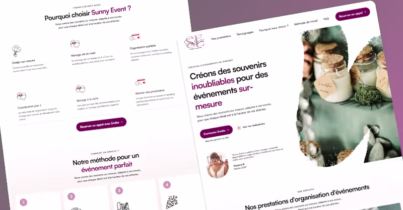 Cover image for Sunny Event || Landing Page Design || Figma to Webflow || Fr...