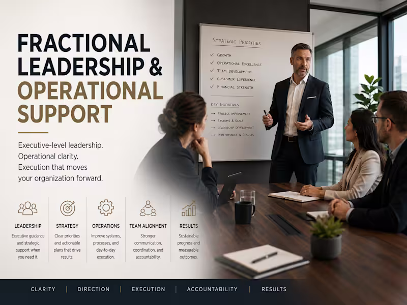 Cover image for Fractional Leadership & Operational Support
