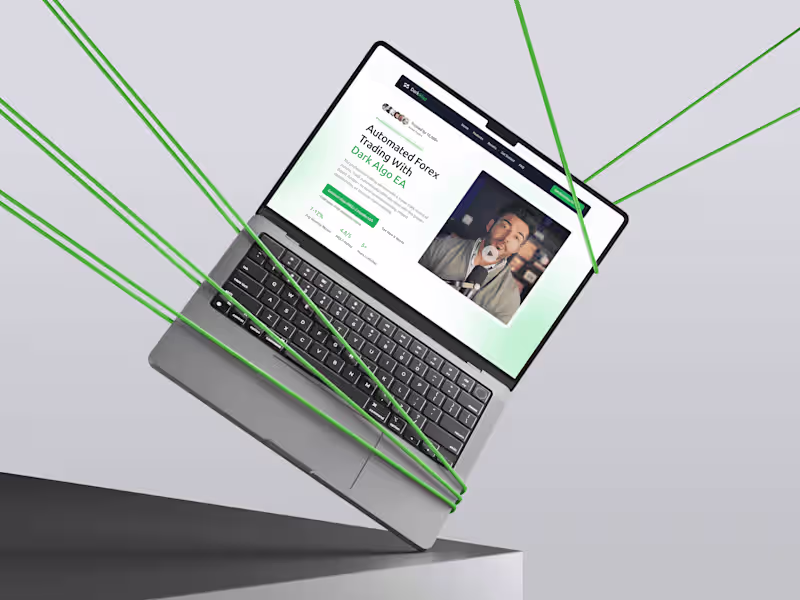 Cover image for Dark Algo EA — Forex Trading Bot Website