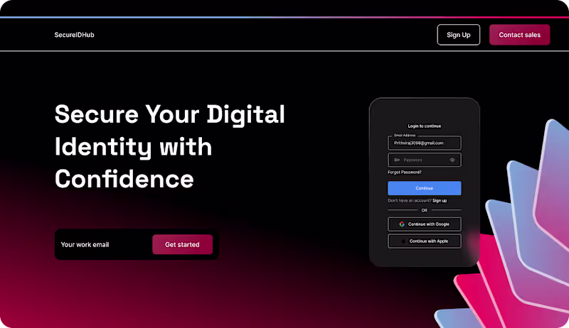 Cover image for Secure IDHub :: Behance