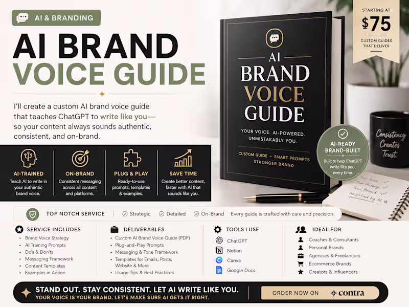 Cover image for ⭐ AI Brand Voice Guide