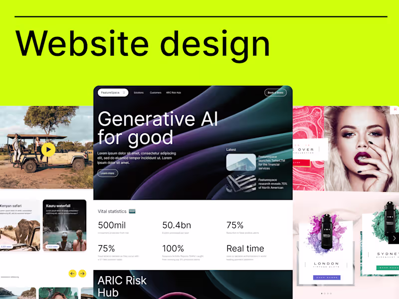 Cover image for A unique, responsive website design for your company