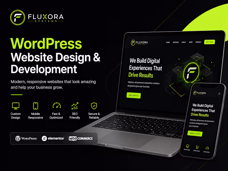 Cover image for WordPress Website Design & Development