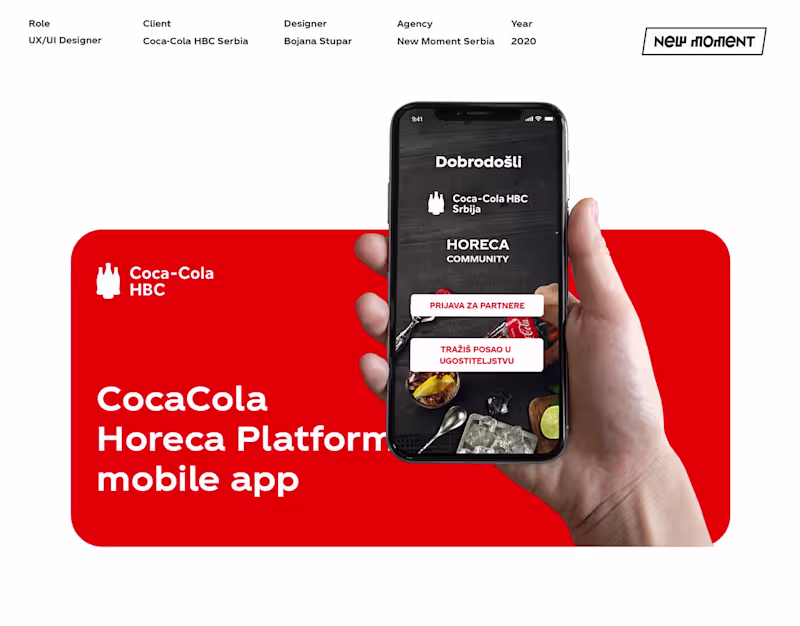 Cover image for CocaCola Horeca Platform mobile app