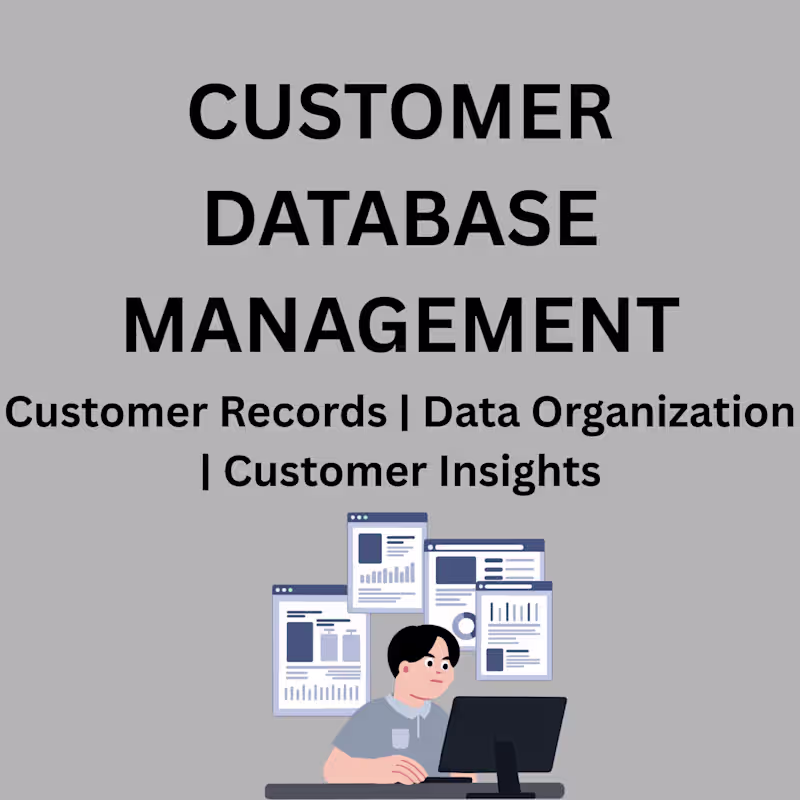 Cover image for Customer Database Management