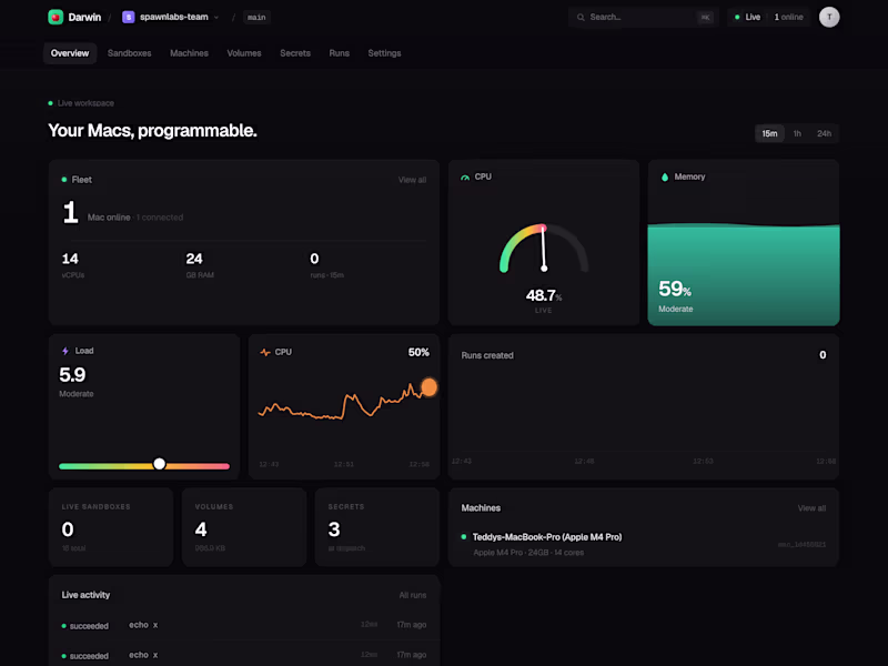 Cover image for Herds — Programmable Mac Runtimes