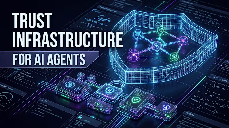 Cover image for Trust Infrastructure for AI Agents