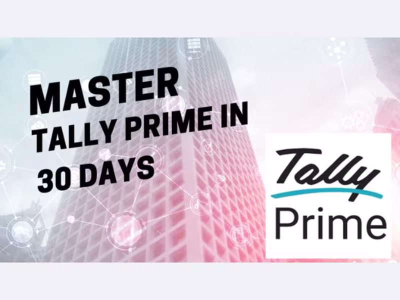 Cover image for Master Tally Prime in 30 Days