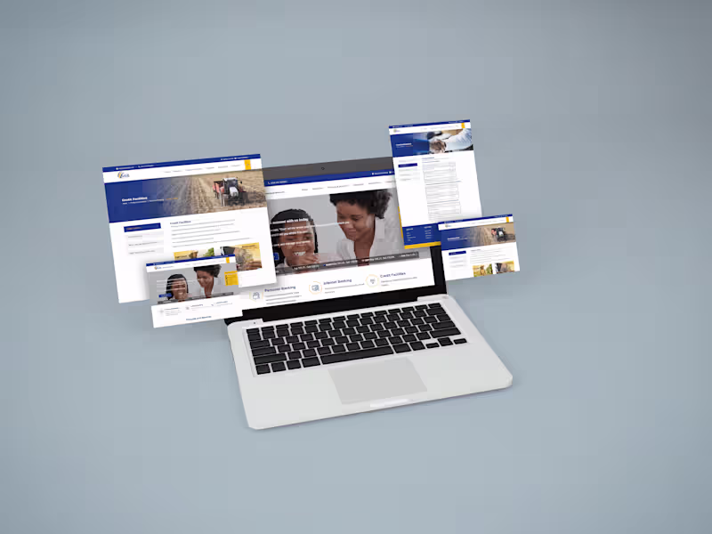 Cover image for Front-end development, Design and Backend - Middle East Bank
