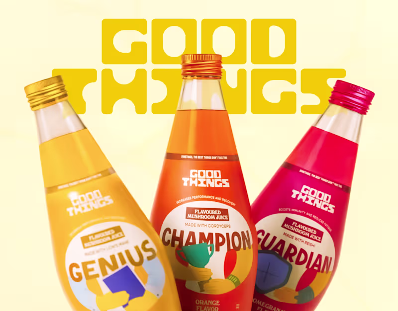 Cover image for Good Things - Flavored Mushroom Drink