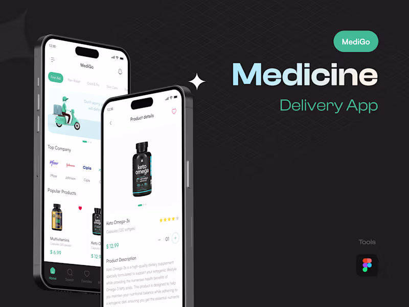 Cover image for MediGo App Design