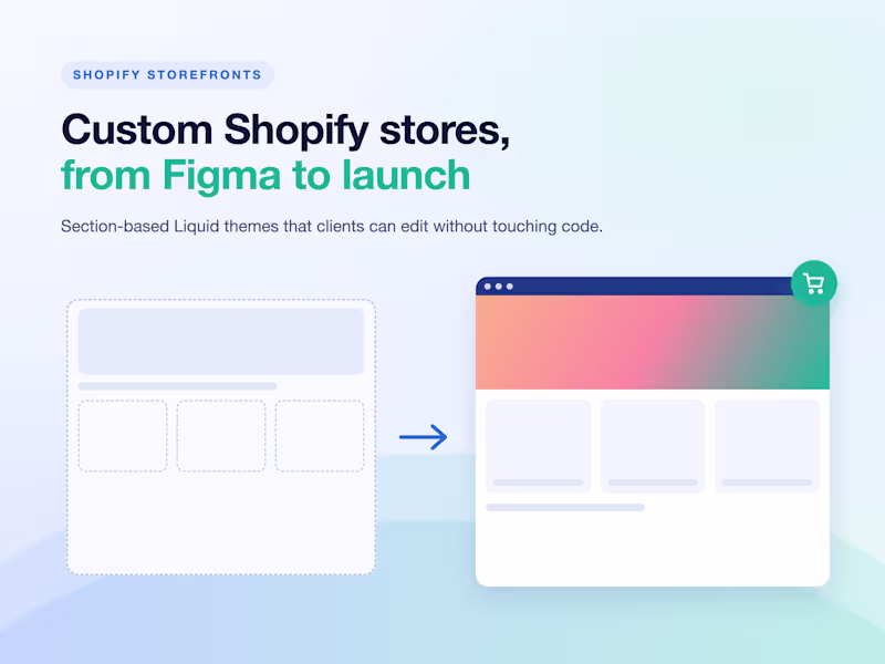 Cover image for Custom Shopify Storefronts: Design to Launch